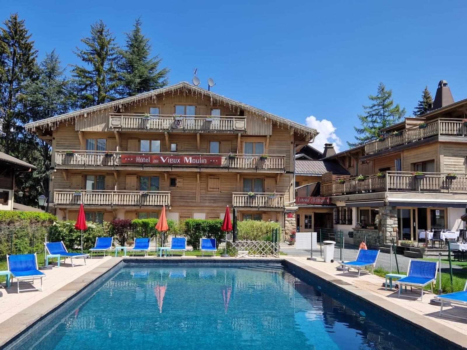 Au Vieux Moulin Hotel Megeve Exterior photo